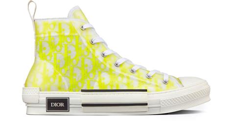 yellow dior sneakers